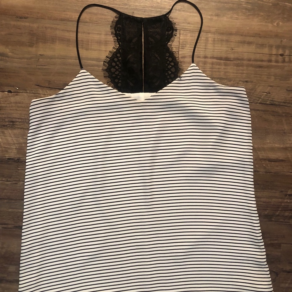 Express Tank with Lace Detail